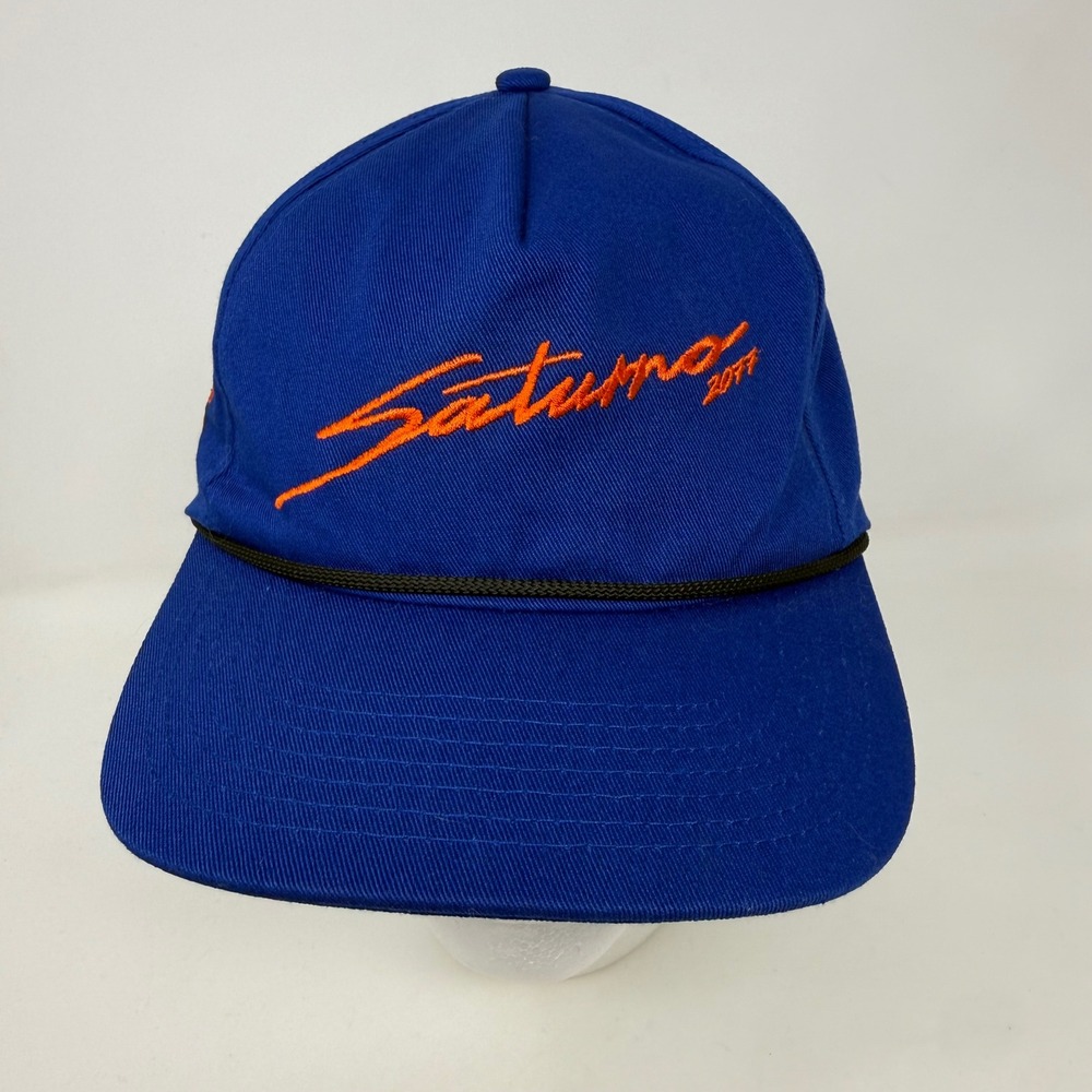 Rauw Alejandro Saturno World Tour 2023 Blue Orange Rope Snapback Hat Rauleeto